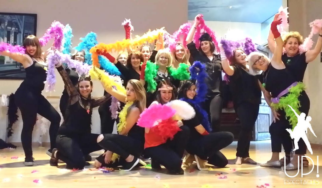 Un taller de baile Moulin rouge para celebrar que Miriam se casa